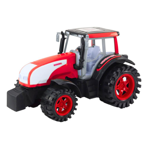 Duży Traktor Farmerski Rolniczy Napęd Czerwony
