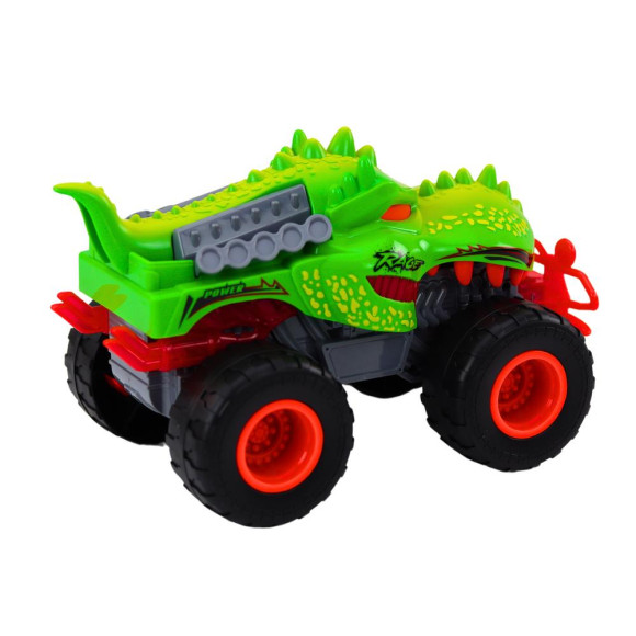 Auto Terenowe Dinozaur T-Rex Światła Dźwięki Napęd Zielony Auto Terenowe Dinozaur T-Rex Światła Dźwięki Napęd Zielony