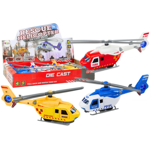 Helikopter Ratunkowy Policyjny Strażacki Metalowy Napęd Otwierane Drzwi Helikopter Ratunkowy Policyjny Strażacki Metalowy Napęd Otwierane Drzwi