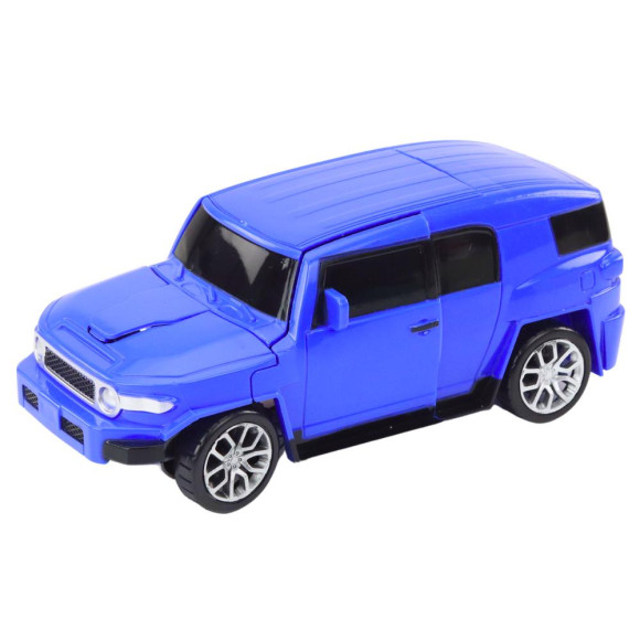 Robot Auto 2w1 Transformacja Akcesoria Broń Niebieski