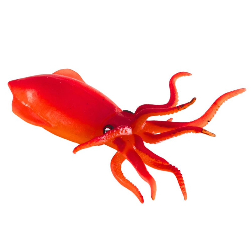 Figurka Gumowa Kałamarnica Pomarańczowa Sea World
