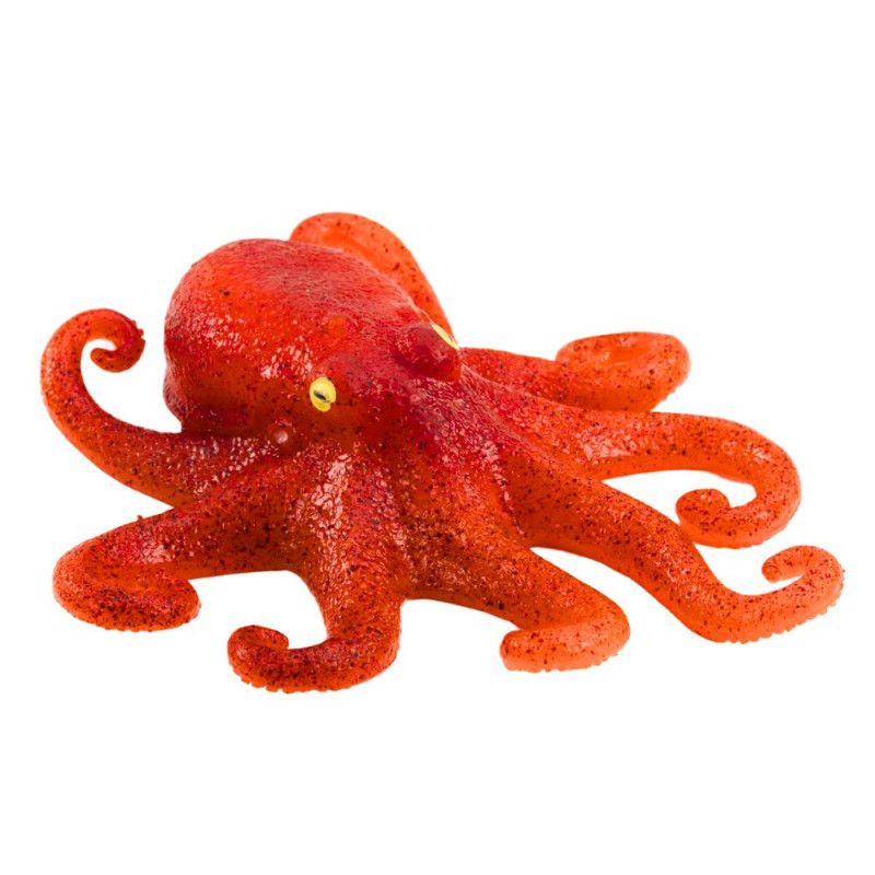 Figurka Gumowa Ośmiornica Pomarańczowa Sea World
