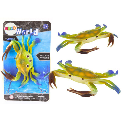 Figurka Gumowy Krab Zielony Sea World