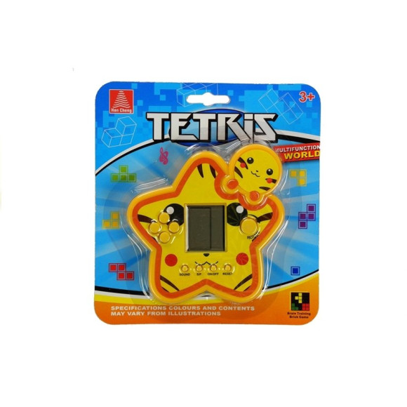 Gra Elektroniczna Tetris Gwiazdka Żółta Gra Elektroniczna Tetris Gwiazdka Żółta