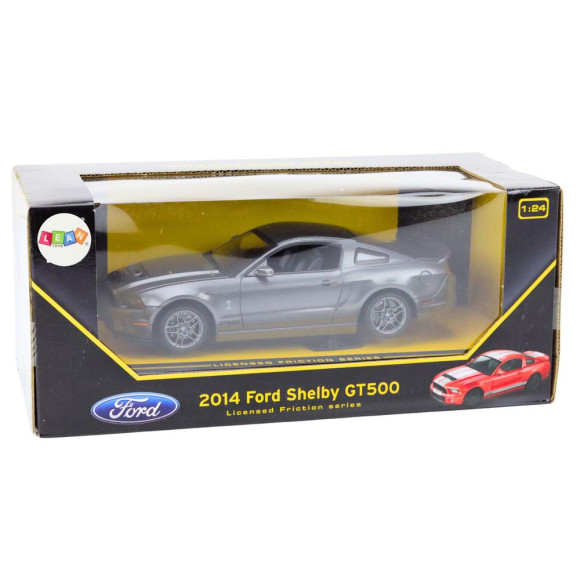 Auto Ford Shelby GT500 W Skali 1:24 Napęd Srebrny Auto Ford Shelby GT500 W Skali 1:24 Napęd Srebrny