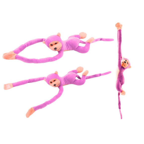 Maskotka Pluszowa Małpka z Dźwiękiem Różowa 60 cm Maskotka Pluszowa Małpka z Dźwiękiem Różowa 60 cm