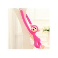 Maskotka Pluszowa Małpka z Dźwiękiem Ciemno Różowa 60 cm