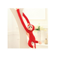 Maskotka Pluszowa Małpka z Dźwiękiem Czerwona 60 cm