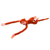 Maskotka Pluszowa Małpka z Dźwiękiem Pomarańczowa 60 cm