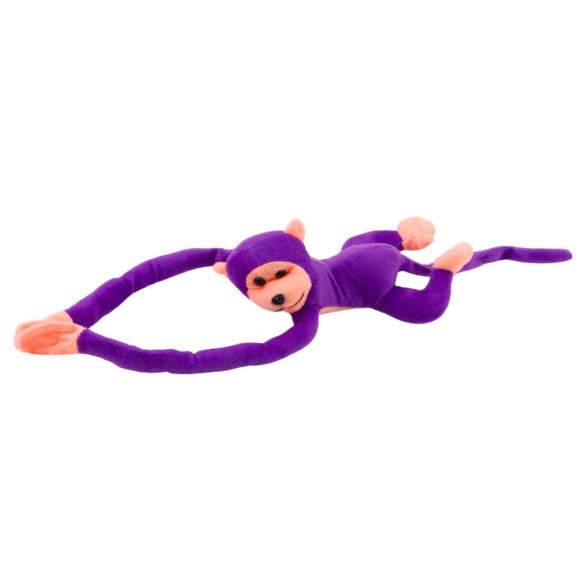 Maskotka Pluszowa Małpka z Dźwiękiem Fioletowa 80 cm Maskotka Pluszowa Małpka z Dźwiękiem Fioletowa 80 cm