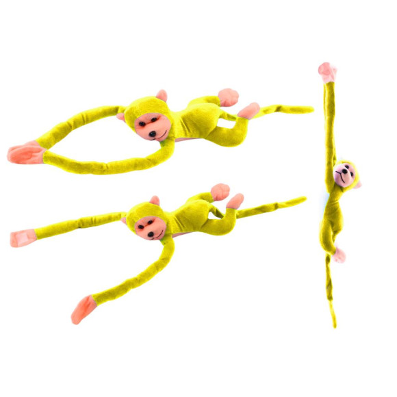 Maskotka Pluszowa Małpka z Dźwiękiem Żółta 80 cm Maskotka Pluszowa Małpka z Dźwiękiem Żółta 80 cm