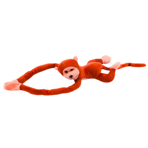 Maskotka Pluszowa Małpka z Dźwiękiem Pomarańczowa 80 cm Maskotka Pluszowa Małpka z Dźwiękiem Pomarańczowa 80 cm