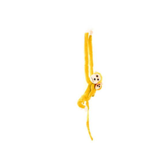 Maskotka Pluszowa Małpka z Dzieckiem Żółta 90 cm Maskotka Pluszowa Małpka z Dzieckiem Żółta 90 cm