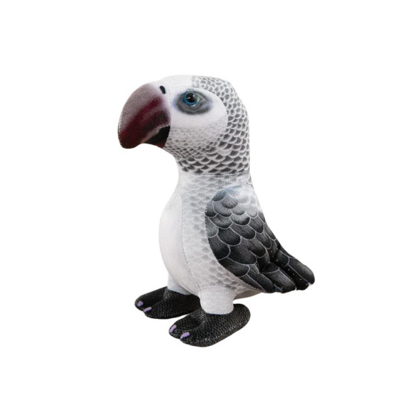 Maskotka Pluszowa Papuga Szara 20 cm Maskotka Pluszowa Papuga Szara 20 cm