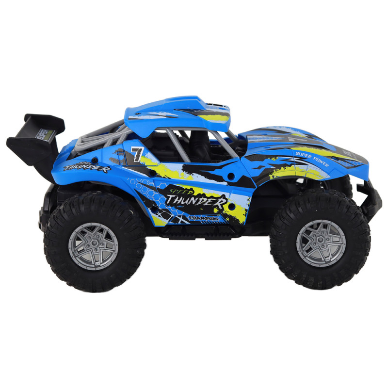 Auto 1:16 Zdalnie Sterowane Off-Road Samochód Terenowy RC Niebieski