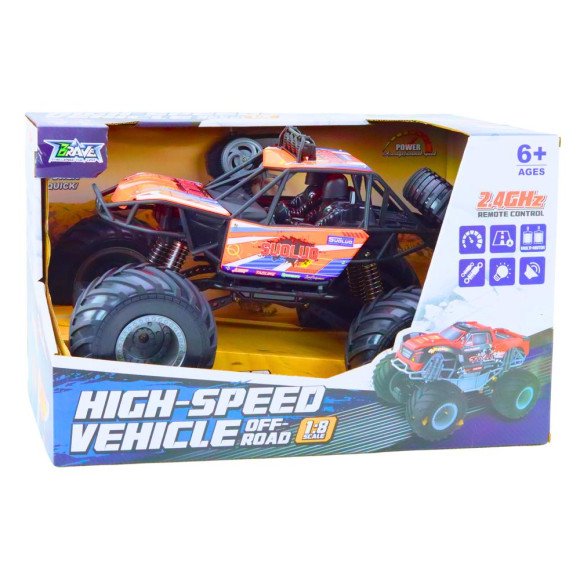 Auto Terenowe Zdalnie Sterowane RC 1:8 Amortyzatory Pomarańczowy Auto Terenowe Zdalnie Sterowane RC 1:8 Amortyzatory Pomarańczowy