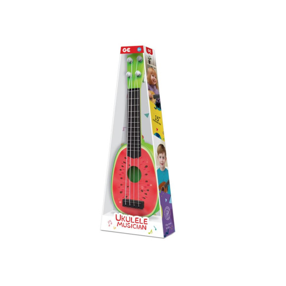 Ukulele Dla Dzieci Mini Gitara 4 Struny Owoc Arbuz 15" Ukulele Dla Dzieci Mini Gitara 4 Struny Owoc Arbuz 15"