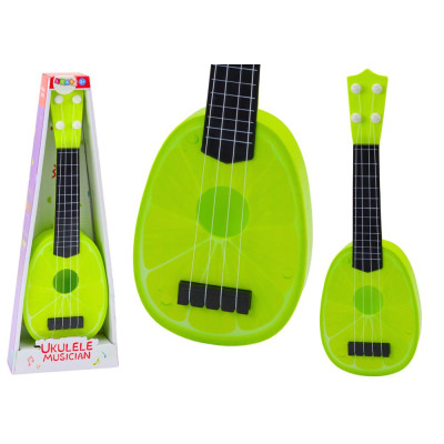 Ukulele Dla Dzieci Mini Gitara 4 Struny Owoc Limonka Zielona 15"