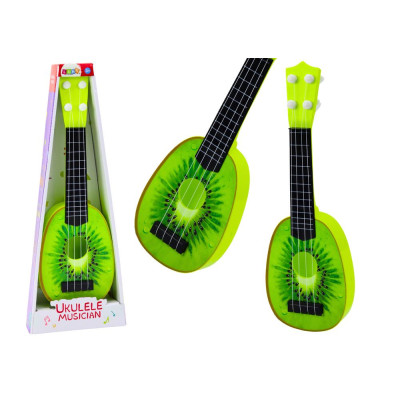 Ukulele Dla Dzieci Mini Gitara 4 Struny Owoc Kiwi Zielona 15"