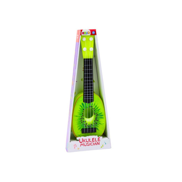 Ukulele Dla Dzieci Mini Gitara 4 Struny Owoc Kiwi Zielona 15" Ukulele Dla Dzieci Mini Gitara 4 Struny Owoc Kiwi Zielona 15"