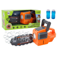 Maszynka Do Baniek Mydlanych Piła Łańcuchowa Pomarańczowa