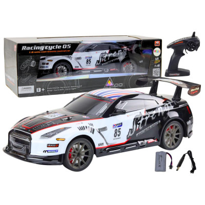 Duże Auto Sportowe Zdalnie Sterowane RC 1:8 Światła Dźwięki