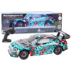 Duże Auto Sportowe Zdalnie Sterowane RC 1:8 Światła Dźwięki Graffiti