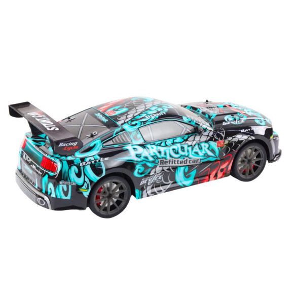 Duże Auto Sportowe Zdalnie Sterowane RC 1:8 Światła Dźwięki Graffiti Duże Auto Sportowe Zdalnie Sterowane RC 1:8 Światła Dźwięki Graffiti