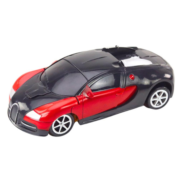 Robot Auto 2w1 Transformacja Akcesoria Broń Czerwony Robot Auto 2w1 Transformacja Akcesoria Broń Czerwony
