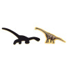 Zestaw Magnesy Drewniane Dinozaury 20 Sztuk Kolorowe