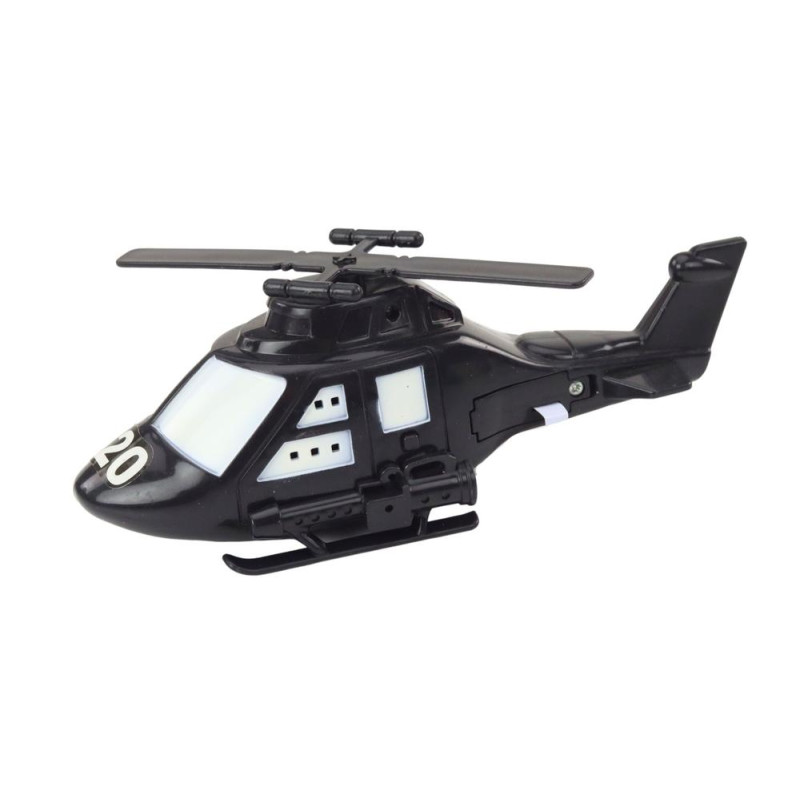 Zestaw Policyjny Wóz Quad Figurki Helikopter Światła Dźwięki