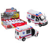 Ambulans Karetka 1:32 Otwierane Drzwi Światła Dźwięki Napęd Biała