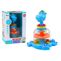 Bączek Z Kulkami Hipopotam Dla Niemowląt Niebieski