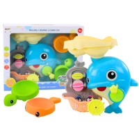 Zestaw Do Kąpieli Zabawka Do Wody Delfin Niebieski