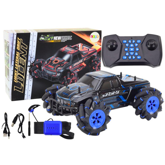 Auto Terenowe Zdalnie Sterowane RC Drift Jazda na Skos Niebieski Auto Terenowe Zdalnie Sterowane RC Drift Jazda na Skos Niebieski