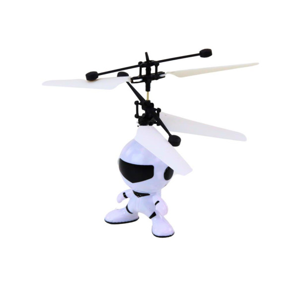 Latający Astronauta Sterowany Ręką Dron Helikopter Biały