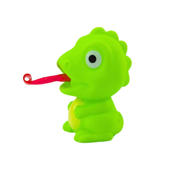 Dinozaur Gumowy Z Wysuwanym Językiem Zielony 8CM Dinozaur Gumowy Z Wysuwanym Językiem Zielony 8CM