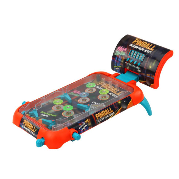 Gra Zręcznościowa Pinball Ledowe Światła Dźwięki Tablica Wyników QL91194