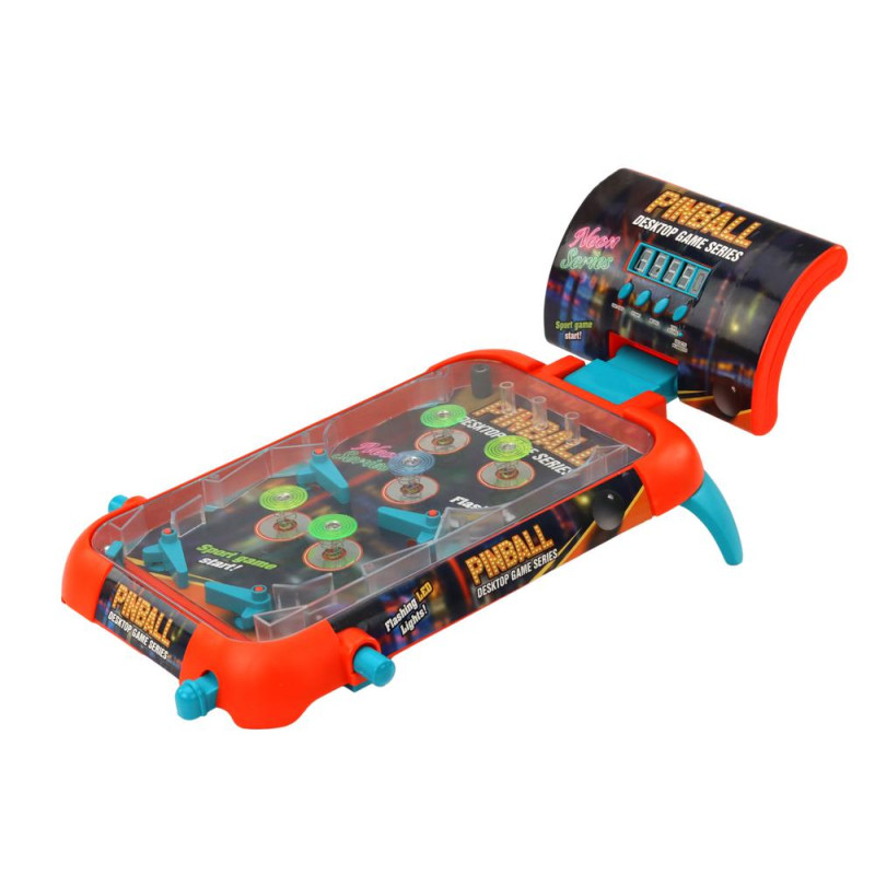 Gra Zręcznościowa Pinball Ledowe Światła Dźwięki Tablica Wyników QL91194