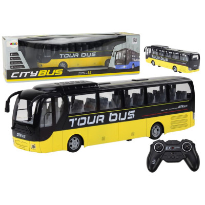 Autobus Zdalnie Sterowany Bus RC Niebieski Na Pilot Efekty Świetlne  QL91910
