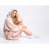 Bluza koc Oversize Pudrowy róż Cozy Noxxiez CH357					