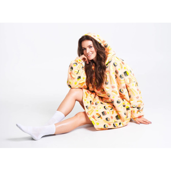 Bluza koc Oversize Sushi Cozy Noxxiez CH351					
