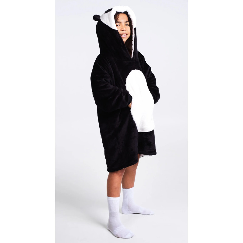 Bluza koc Oversize dla dziecka Panda Cozy Noxxiez CH326					