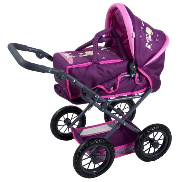 Wózek Ruby dla lalek Różowy z baletnicą Knorr Toys 80271 Wózek Ruby dla lalek Różowy z baletnicą Knorr Toys 80271