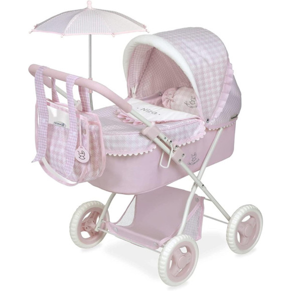 Wózek gondola z parasolką dla lalek DeCuevas Toys 85046 Wózek gondola z parasolką dla lalek DeCuevas Toys 85046