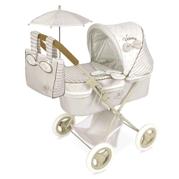 Wózek Verona z parasolką dla lalek DeCuevas Toys 85078 Wózek Verona z parasolką dla lalek DeCuevas Toys 85078