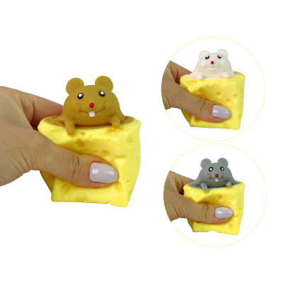 Mysz W Serze Gniotek Squishy Myszka Sensoryczna Pop It