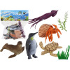 Zestaw Figurek Zwierząt Morskich Roślinki 8 El