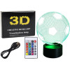 Lampka Bezprzewodowa Statuetka Piłka 3D LED Pilot