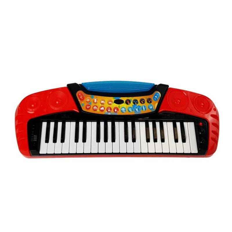 Zestaw Muzyczny 3 w 1 Gitara Keyboard Mikrofon